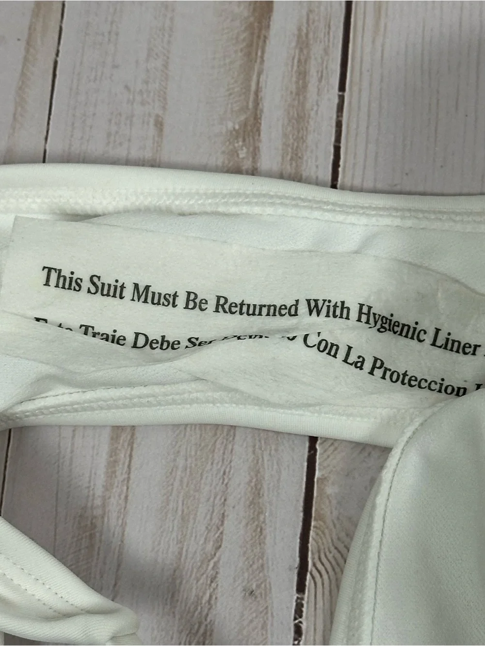 WILD FABLE NWT white high cut bikini bottoms - size small